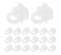 ULTECHNOVO 200pcs Crochets à roulettes en Plastique pour Rails de Rideaux, Résistants à l'usure Intempéries, Adaptés pour Rideaux Occultants en Chambres