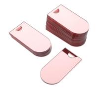 ULTECHNOVO 20pcs Étiquettes de Mariage en Acrylique Transparentes Ruban, Marque-places Réutilisables D'arc pour Décoration de Table Élégante Lors de Mariage ou Banquet