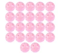 ULTECHNOVO 22 Pièces Balle de Golf D'entraînement en PE Rose | Couleur Vive, Vol Équilibré et Régulier, Trous Percés Précision, pour Joueurs de Tous Âges et Niveaux