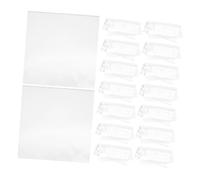 ULTECHNOVO 25 Pièces Pochettes Extérieures pour Disques Vinyles Lot de Autocollantes Transparentes Protection pour Albums Vinyles pour Stockage et Affichage de Votre Collection