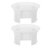ULTECHNOVO 2pcs Bouchons de Rechange pour Carafe en Verre Pvc Blanc, Couvercles Anti-éclaboussures Faciles à Nettoyer pour Usage Quotidien et Réfrigérateur Réutilisable
