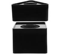 ULTECHNOVO 2pcs Drapeaux de Microphone Carrés et Triangulaires en Abs Stables pour Studios Vidéo et Extérieur Design Simple et Logos D'entretiens Professionnels