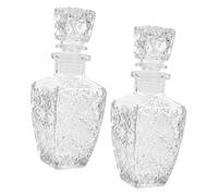 ULTECHNOVO 2Pièces Bouteille Transparent pour Vin de Bouteille pour Conservation Usage
