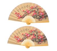 ULTECHNOVO 2pièces Éventails Muraux Orientaux Art Décoratif Décorations Murales De Style Asiatique pour Et Célébrations pour Décoration Intérieure