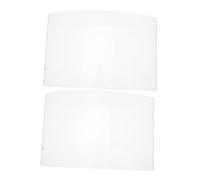 ULTECHNOVO 2pièces Lentilles De pour Masque Anti-poussière De Sabliage Verre Transparent Résistant à Abrasion Écran Léger Et Confortable pour Capot De Ponçage Et Cagoule Ventilée