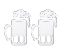 ULTECHNOVO 2pièces Matrice de Découpe Acier pour Scrapbooking Forme Chope à Bière Outil DIY pour Albums Cartes et Décoration Créative