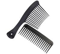 ULTECHNOVO 2pièces Peigne à Cheveux à Dents Larges pour Coiffure Adapté aux Boucles et Cheveux Raides Lot
