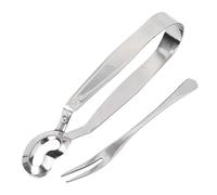 ULTECHNOVO 2Pièces Ustensiles Acier Inoxydable pour Escargots Pince et Fourchette à Escargots Accessoires de Cuisine pour Maison Restaurant