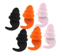 ULTECHNOVO 3 Paires Bouchons D'oreille de Natation, Bouchons D'oreille Réutilisables en Silicone, Barrière 3 Couches, Boîte de Rangement, pour Natation et Bain