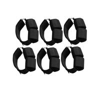 ULTECHNOVO 3 Paires Sangles de Cheville pour Haltère, Webbing Noir | Installation Rapide, Straps Épaissis, Confort Renforcé, Accessoire de Poulie pour Jambes et Fessiers