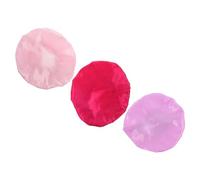 ULTECHNOVO 3 pièces Bonnet de Nuit Large pour Garçon Fille Confortable et Respirant Couleurs Pastel Rose Bonnet Élastique Protecteur pour Cheveux Sommeil