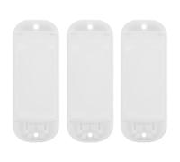 ULTECHNOVO 3 Pièces Couvercle Complet D'interrupteur Mural Blanc en Plastique, Protection Garçon et Filles Style Flip Top, Adapté pour Interrupteur Mural à Domicile