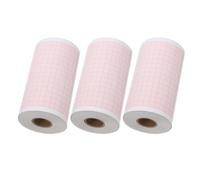 ULTECHNOVO 3 Rouleaux de Papier Vierge 80 MM X 20 M pour Enregistrement Cardiaque Papier Quadrillé Thermique Compatible SE-3/300/R3 Recharge Médicale pour Dispositifs Cardiologiques