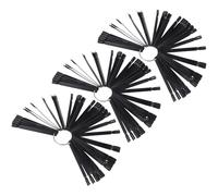 ULTECHNOVO 3 Sachets de Palette de Capsules D’Éventail Noir 150 Pièces Carte de Présentation D’Ongles Anneau Métallique Nuancier Vernis à Ongles pour Manucure Professionnelle et Pratique