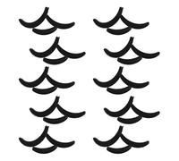 ULTECHNOVO 30 Coussinets Volumateurs en Éponge Noire pour Coiffure Volumineuse Insert de Rehausse Invisible Outil D’Amplification du Volume sans Trace Kit 3 Pièces pour Chignons et