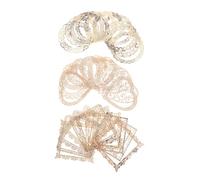 ULTECHNOVO 30 Feuilles de Papier Décoratif Fait Maison Bordure Dentelle Vintage, Papier Facile à Plier Écrire, pour Packaging et Scrapbooking Créatif Plusieurs styles