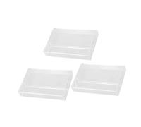 ULTECHNOVO 3pièces Boîte De Rangement pour Cassettes Audio Rétro Boîtier Transparent De Stockage pour Cassettes Musicales
