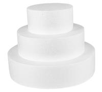 ULTECHNOVO 3Pièces Moules à Gâteau Ronds pour Décoration de Mariage de Diamètres