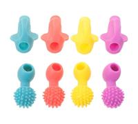 ULTECHNOVO 4 Ensembles Pince à Stylo Ergonomique en Silicone pour Garçon | Aide à L’écriture, Corrige la Posture, Soulage la Fatigue, pour Stylos et Marqueurs en Classe