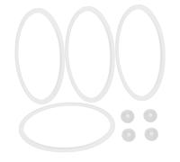 ULTECHNOVO 4 Ensembles Silicone Food Container Lid Seals Replacement Gaskets With Stopper For Insulated Lunch Boxes Food Container Gaskets Accessories