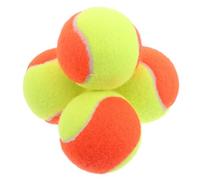 ULTECHNOVO 4 Pièces Balles D'entraînement de Tennis en Caoutchouc Colorées | Usage Intérieur à Domicile, Coordination Œil-main, Surface Vive, Forme Stable, pour Garçon et Filles et Débutants