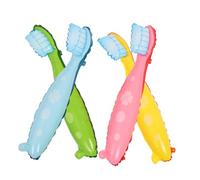 ULTECHNOVO 4 Pièces Ballons de Décoration de Forme Dents Ballons Géants Colorés pour Anniversaire Événements Scolaires Célébrations Thématiques
