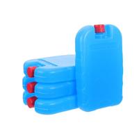 ULTECHNOVO 4 Pièces Boîte à Glaçons pour Ventilateur Air Froid Cristaux de Glace Réutilisables en Pe 250ml, Haute Efficacité de Refroidissement pour Paquet Isothermes et Événements en Plein