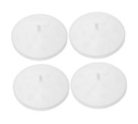 ULTECHNOVO 4 Pièces Couvercle Bol Silicone Pliable pour Popcorn Couvercle Résistant Micro-ondes Conservation Snack Fermeture Étanche pour Fêtes et Voyages