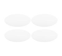 ULTECHNOVO 4 Pièces Diffuseur Acrylique Rond pour Plafonnier 17,5 Cm, Panneau Diffuseur de Lumière Blanc, Passage de Lumière, Réduit Éblouissement et Ombres, pour Salon et Chambre