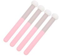 ULTECHNOVO 4 Pièces Ensemble D'éponges Correctrices de Champignon avec Manche en Aluminium, Éponge Douce et Facile à Saisir pour Maquillage Quotidien et Poudre