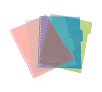 ULTECHNOVO 4 pièces Intercalaires Plastique Colorés Onglets pour Classeurs Séparateurs Polyvalents pour Cahiers et Carnets Organiseurs de Pages Rapides et Pratiques