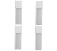 ULTECHNOVO 4 pièces Lot de Flacons Pompe Airless Mat Bouteilles Rechargeables pour Lotion Visage Crème et Shampooing Compactes pour Voyage et Usage Quotidien