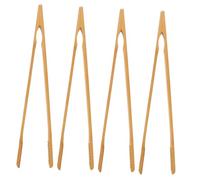 ULTECHNOVO 4 pièces Lot de Pinces de Service pour Cuisine Pinces Anti-dérapantes pour Steak et Thé Ustensiles et Ergonomiques pour Barbecue et Buffet