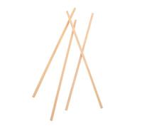 ULTECHNOVO 4 Pièces Miniature Wood Strips for Dollhouse Baseboards and Trim Flexible and Tiny Wood Craft Accessories for DIY Furniture Wall Decoration
