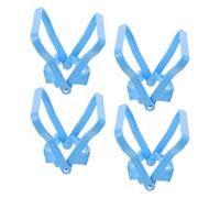 ULTECHNOVO 4 Pièces Support de Bouteille réservoir d'eau Portable Transporteur de Bouteilles Sky-Blue Réutilisable