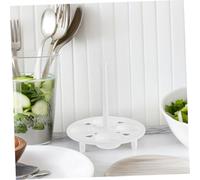 ULTECHNOVO 4 pièces Support de Cuisson Vapeur Œufs Résistant Chaleur avec Fentes Stables pour Cuiseur Santé Cuisson Homogène des Œufs et Légumes