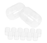 ULTECHNOVO 40 Pièces Boule Gacha boule transparente en plastique mini jouets à transparentes de fête, ballon vide affichage de stockage de bonbons pp