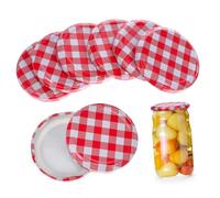 ULTECHNOVO 40 Pièces Lot de Couvercles Hermétiques pour Bocaux à Ouverture Standard Joints Étanches pour Conservation de Confitures Pots et Aliments Accessoires Métalliques Multifonctions