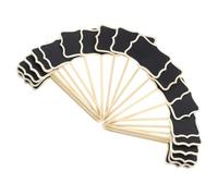 ULTECHNOVO 40pièces Mini Tableaux Noirs Panneaux Affichage Étiquettes De Prix Pour Plantes