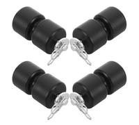 ULTECHNOVO 4ensembles Trailer Gate Assist Rollers Kit Aluminum Alloy Lightweight Lift Rollers with Pins Washers for Utility Trailer Ramp Gate Replacement and Maintenance