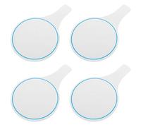 ULTECHNOVO 4pcs Tableau Blanc Effaçable à Sec Bleu en Mousse, Structure Solide et Stable, Face Unique, pour Vote et Notation des Juges en Compétition