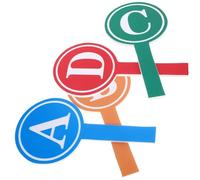 ULTECHNOVO 4pcs Tableaux Blancs Effaçables à Sec Pratiques pour Compétition, Simple Face en Écume, Différentes Couleurs, Tableau de Score Portable