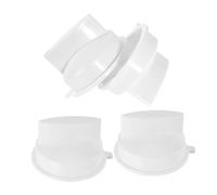 ULTECHNOVO 4pièces Boutons De Minuterie Blancs Pour Appareils Électroménagers Capuchon De Boutons De Commande Remplacement De De Cuisinière De Remplacement Pour Micro-ondes De Rechange