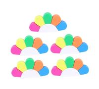 ULTECHNOVO 5 ensembles Lot Marqueurs Fluorescents Multicolores Portables Stylo de Coloriage Précis et Compact pour Scrapbooking DIY et Prise de Notes pour Étudiants et Ados