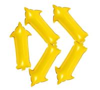 ULTECHNOVO 5 pièces Ballons Flèches Jaunes Décoration Anniversaire Mariage Ballons Gonflables Arrow Shaped Design pour Fête Shower Engagement