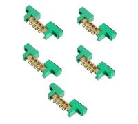 ULTECHNOVO 5 pièces Barrette de Raccordement Électrique Laiton Borne Terre Isolante Résistante Chaleur et Aux Flammes Bloc de Jonction Pratique pour Distribution Électrique