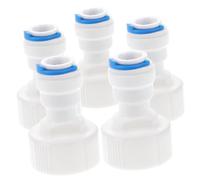 ULTECHNOVO 5 pièces Connecteur de Tuyau à Rapide Raccord Npt Droit Adapté Système Filtration Eau Lot