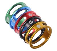 ULTECHNOVO 5 Pièces Entretoises de Guidon 28,6mm en Alliage D’aluminium | Léger, Installation Facile, Réglage Fin, pour Potence et Fourche de Vélo Route