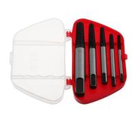 ULTECHNOVO 5 Pièces Vis Métriques Kit Extracteur De Boulon Cassé Kit D'extracteur De Vis Endommagé Extracteurs De Vis Kit Extracteur De Vis Dénudées Extracteur De Boulon Dénudé Acier Noir