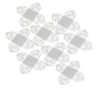 ULTECHNOVO 50 Pièces Emballage de Chocolat en Papier Argenté pour Petits Bonbons, Moules à Muffins Décoratifs Adaptés pour Fêtes et Emballage Soigné